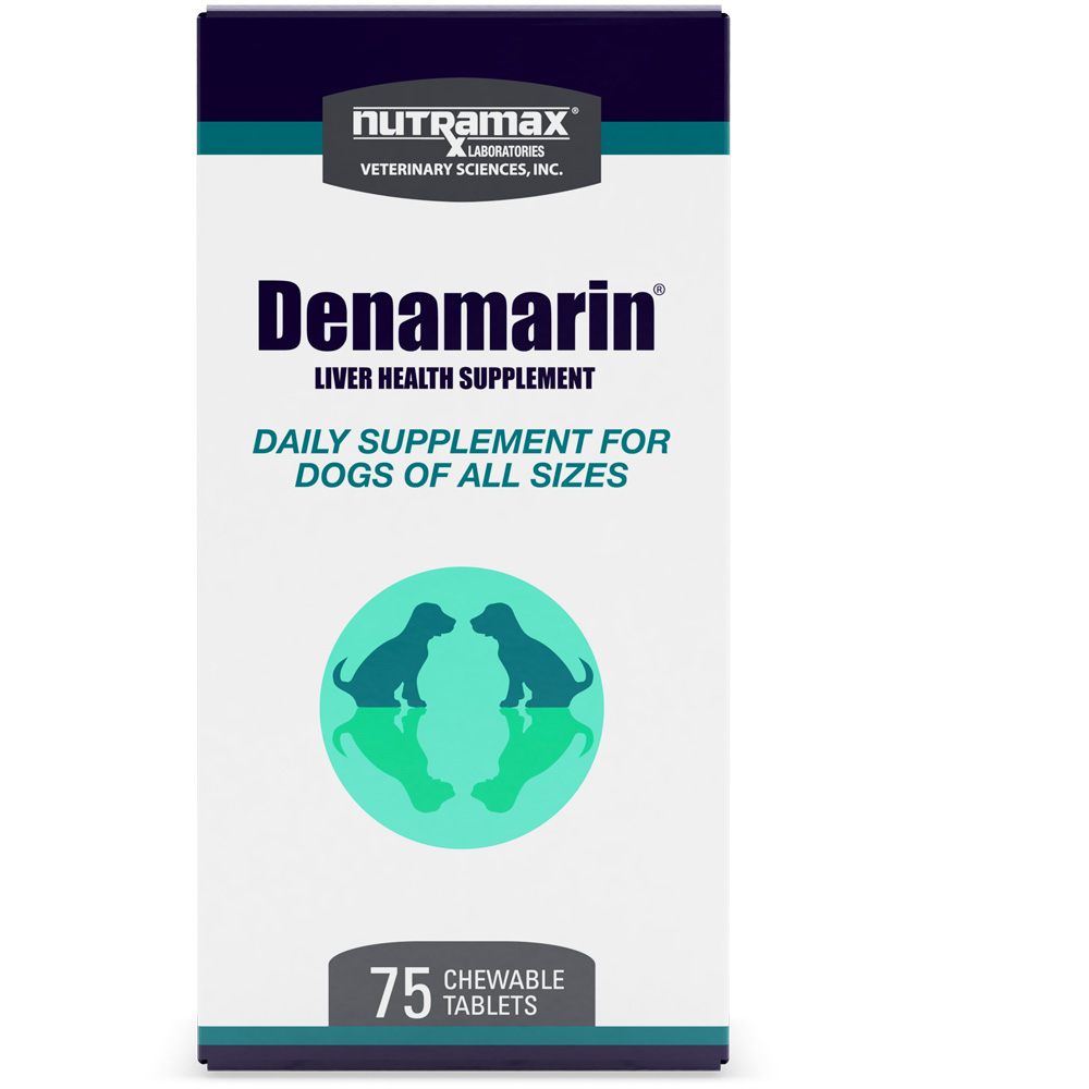 Nutramax Denamarin Liver Health Supplement for Dogs, With S