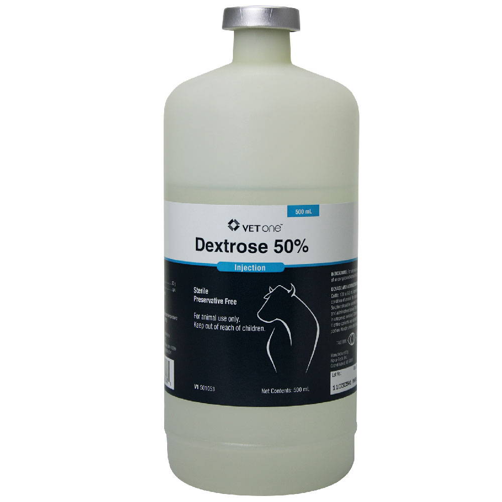 Dextrose 50 Sterile Preservative Free Solution Injection, 500mL On