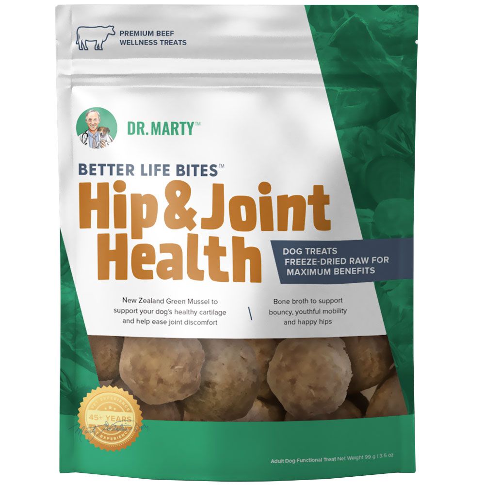 Dr. Marty Better Life Bites Hip & Joint Dog Treats (3.5 oz) On Sale EntirelyPets Rx