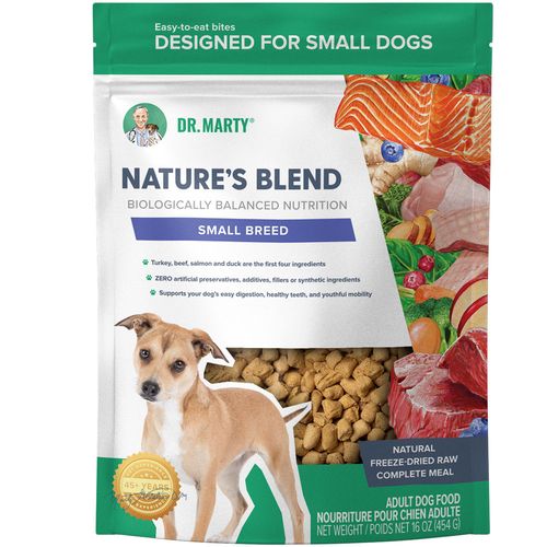 Marty Nature's Blend Freeze Dried Raw Dog Food for Small Dogs