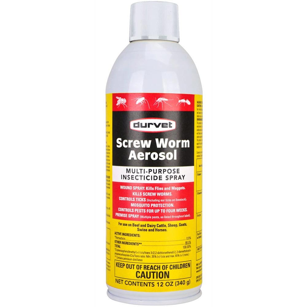 Durvet Screw Worm Aerosol (12 oz) [MultiPurpose Insecticide Spray