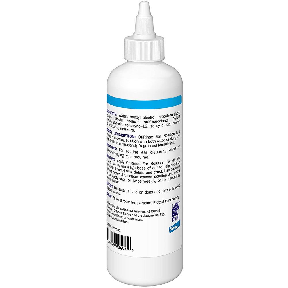 DVM OtiRinse Cleansing/Drying Ear solution (8 oz) On Sale