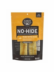 EA DOG NO HIDE PEANUT BUTTER CHEWS 7" 2CT TREAT