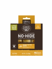 EA DOG NO HIDE PEANUT BUTTER ROLLS SMALL VALUE BOX 6CT TREAT
