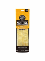 EA DOG NO HIDE PEANUT BUTTER STRIPS 4CT TREAT