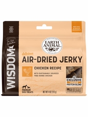 EA DOG WISDOM JERKY CHICKEN AIR DRIED TREAT 4OZ