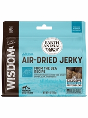 EA DOG WISDOM JERKY SEA AIR DRIED TREAT 4OZ