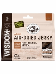 EA DOG WISDOM JERKY SOIL AIR DRIED TREAT 4OZ