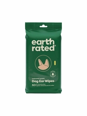 EARTH RATED DOG EAR WIPES 60CT