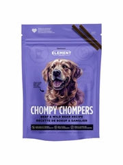 ELEMENT DOG CHOMPY CHOMPERS RABBIT VENISON TREAT 6OZ