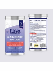 ElleVet Calm & Comfort Soft Chews for Dogs 38 ct