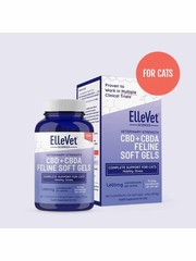 ElleVet CBD + CBDA Feline Soft Gels 1401 mg 124 ct