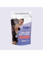 ElleVet CBD + CBDA Soft Chews for Small Dogs 62 ct