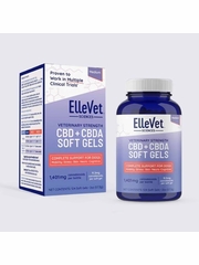 ElleVet CBD + CBDA Soft Gels for Medium Dogs 124 ct