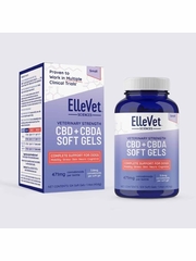ElleVet CBD + CBDA Soft Gels for Small Dogs 124 ct