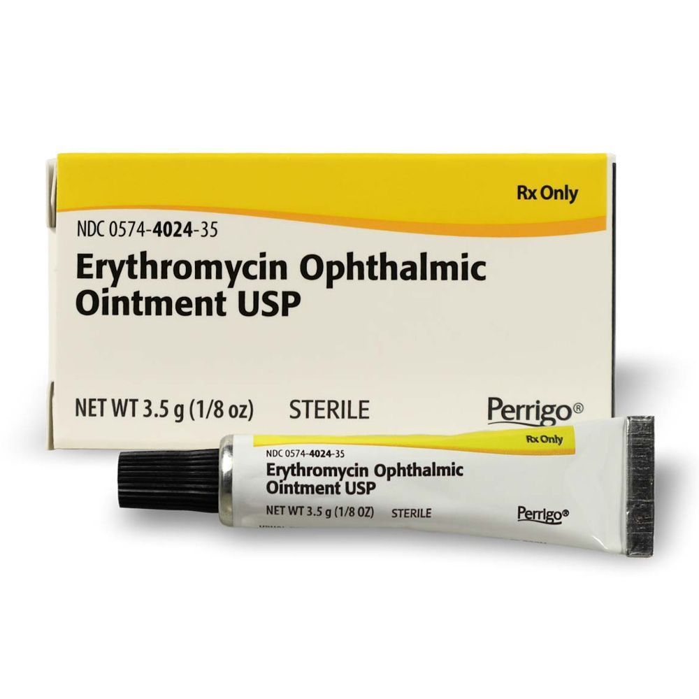 Erythromycin Opthalmic Ointment 0.5 (3.5 gm) On Sale EntirelyPets Rx