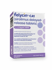 FELYCIN-CA1 Sirolimus Delayed Release Tablets (2.4 mg per tablets)