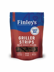 FINLEYS DOG GRILLER STRIPS WILD BOAR TREAT 14.5OZ