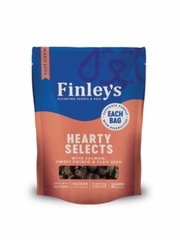 FINLEYS DOG HEARTY SELECT SALMON FLAX TREAT 5OZ