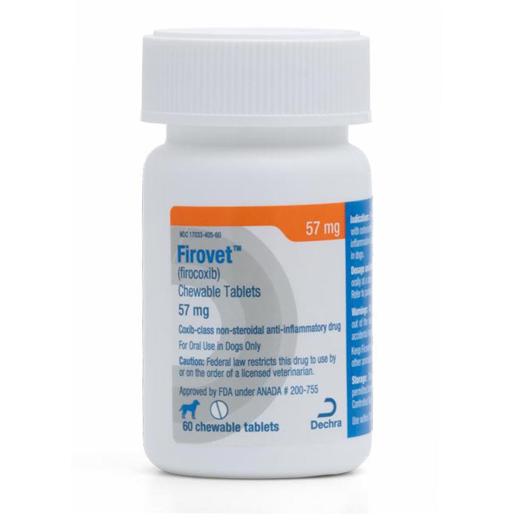 Firovet (firocoxib) Chewable Tablets for Dogs 57mg (180 count