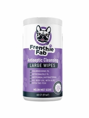 Frenchie Fab Antiseptic Cleaning Large Wipes (60 wipes)