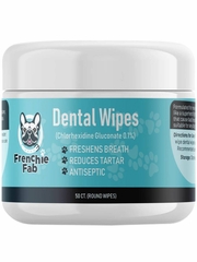Frenchie Fab Dental Wipes (50 wipes)