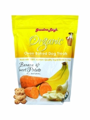 GL DOG ORGANIC BAKED BANANA SWEET POTATO TREAT 14OZ