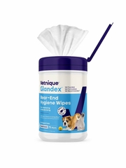 Glandex Anal Gland Hygienic Cleansing & Deordorizing Wipes (75 count)