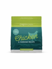 GREEN JUJU DOG CAT EXTRAS CHICKEN SARDINE FD 14OZ