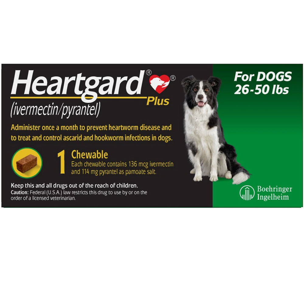 Pet Supplies Generic Heartgard Plus For Dogs Iverhart Plus