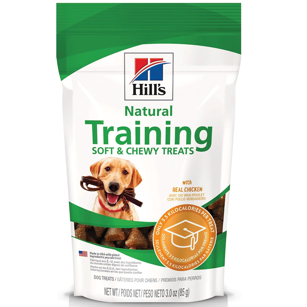 Hill's Natural Training Soft & Chewy Dog Treats with Real Chicken, 3oz