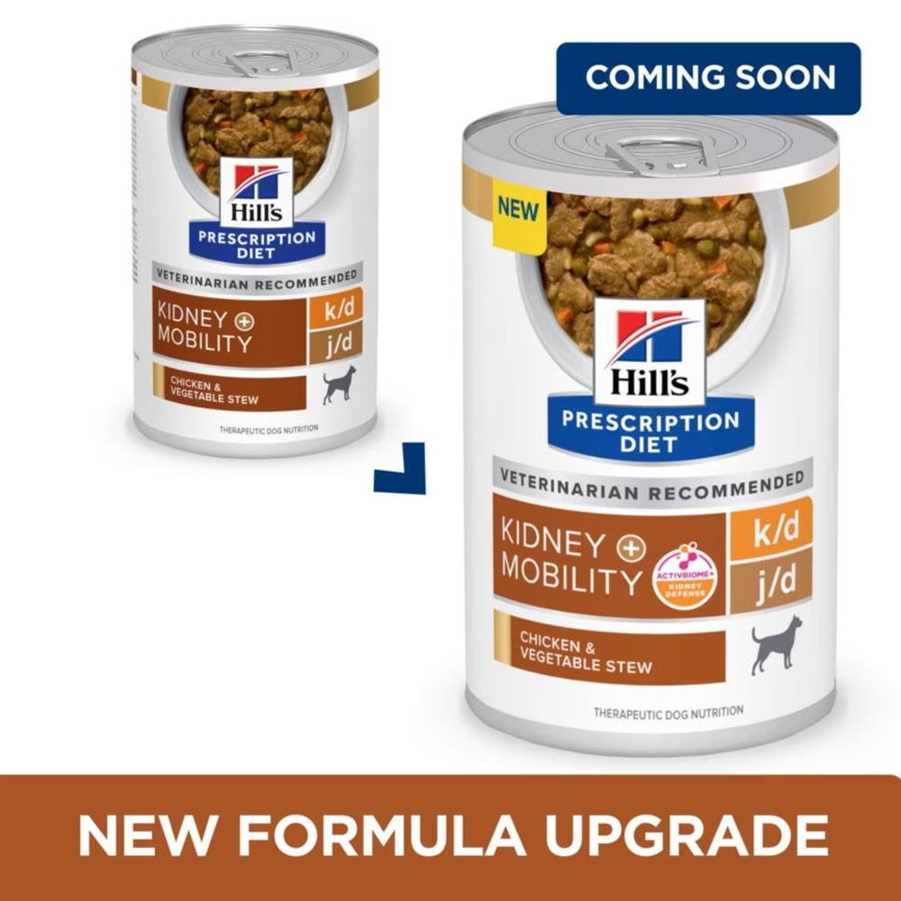 Hill's Prescription Diet k/d Kidney Care + Mobility Care with Chicken