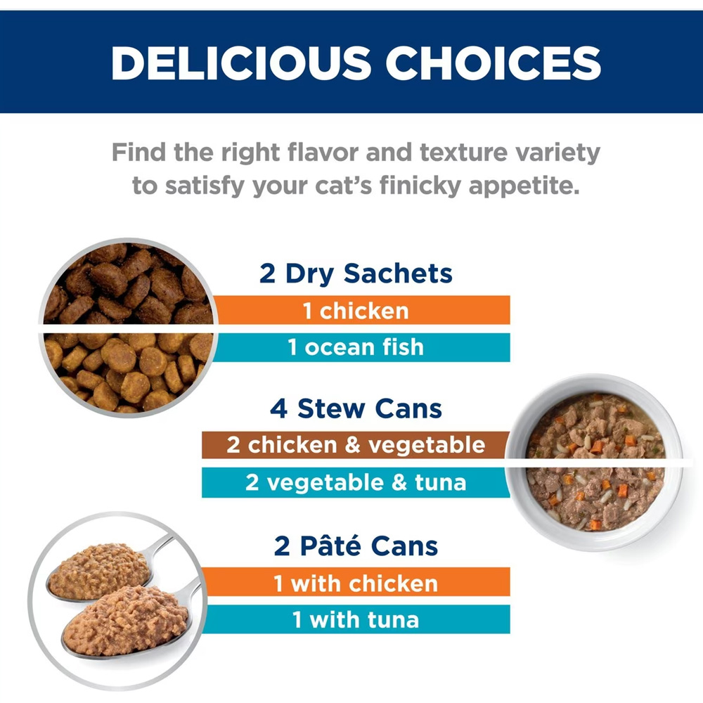 Hill's Prescription Diet k/d Kidney Care Starter Kit Variety Pack Cat