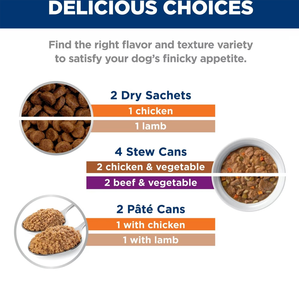 Hill's Prescription Diet k/d Kidney Care Variety Pack Wet & Dry Dog ...