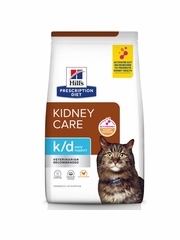 Hill's Prescription Diet k/d Kidney Care with Ocean Fish Dry Cat Food, 4-lb Bag