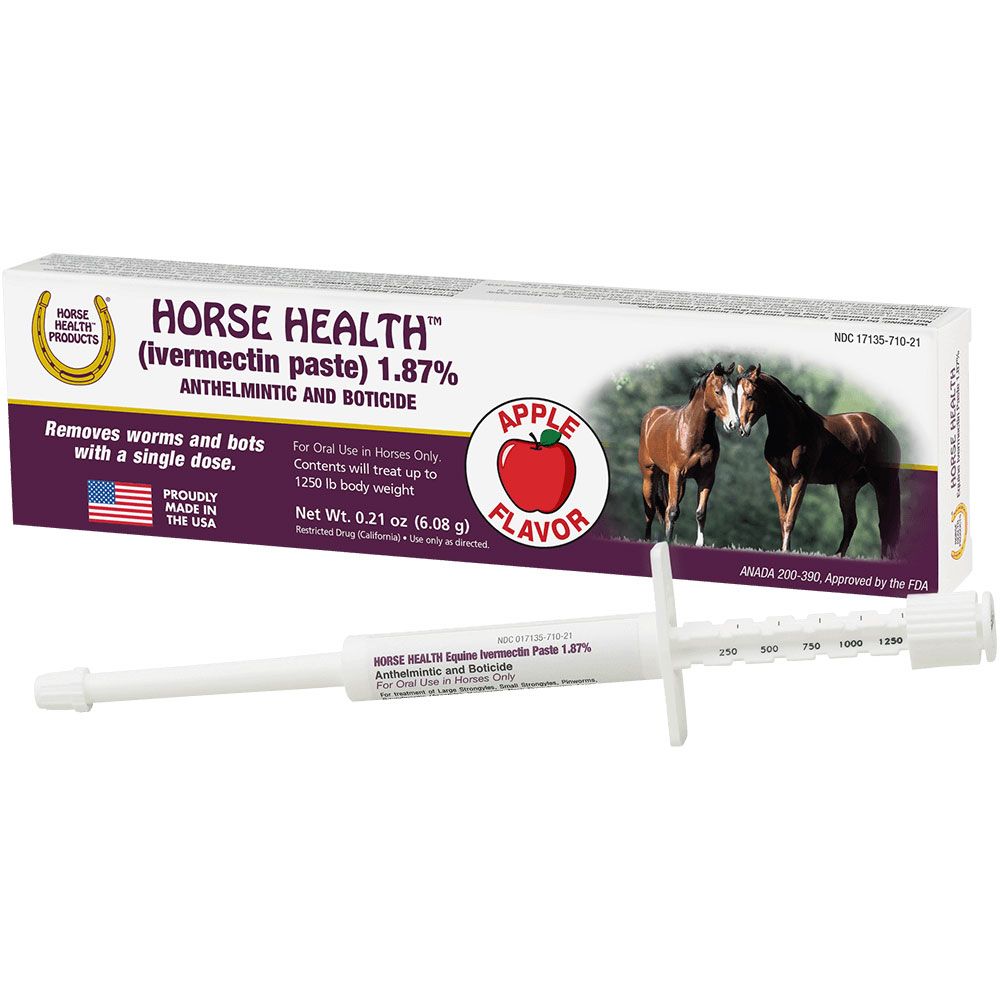 Pâte Vermifuge Pour Chevaux – Anthelminthique Et Boticide – 33g