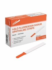 I-Glo Fluorescein Sodium Ophthalmic Strips (Box of 100) - [Eye Health]