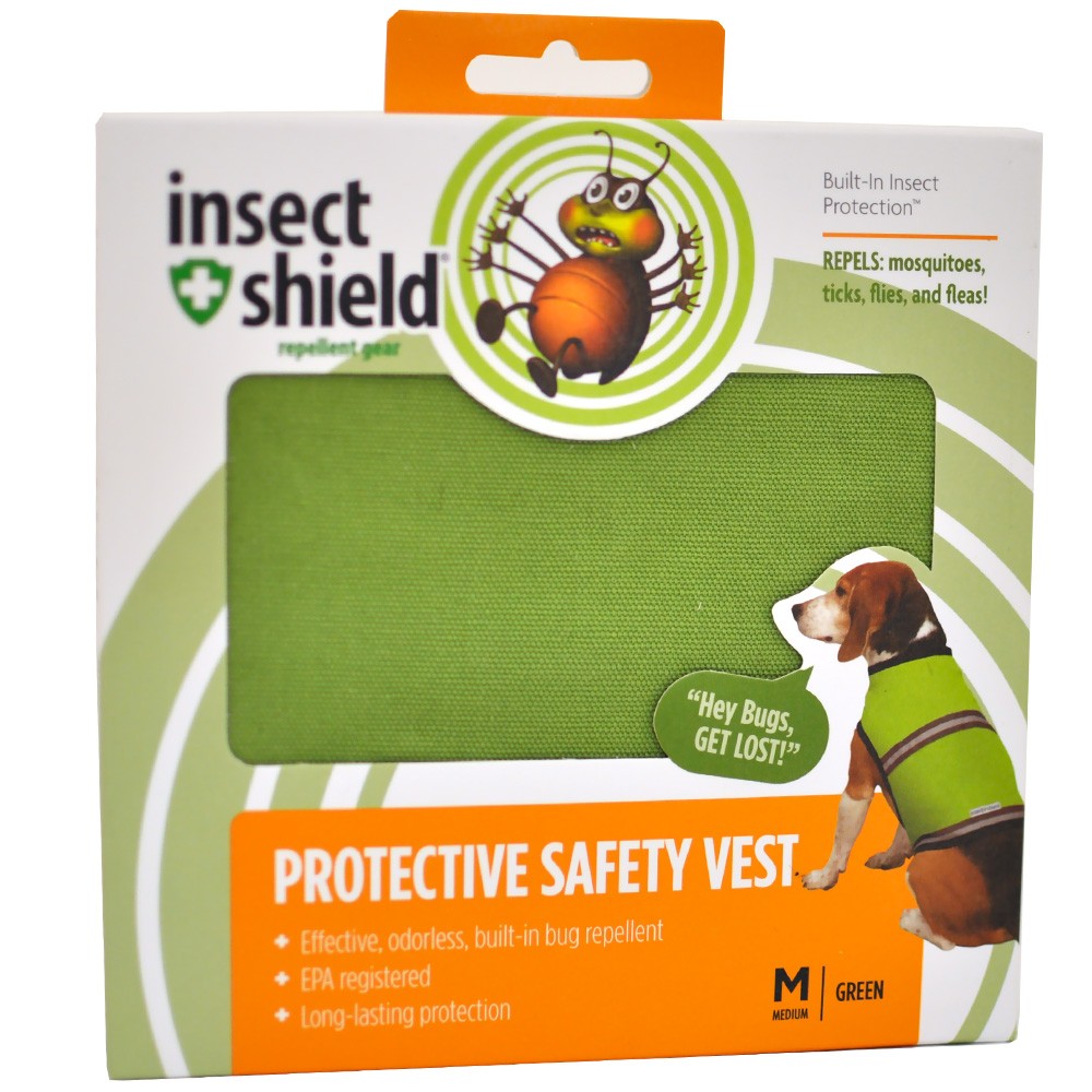 Insect Shield Protective Safety Vest Medium - Green | On Sale ...