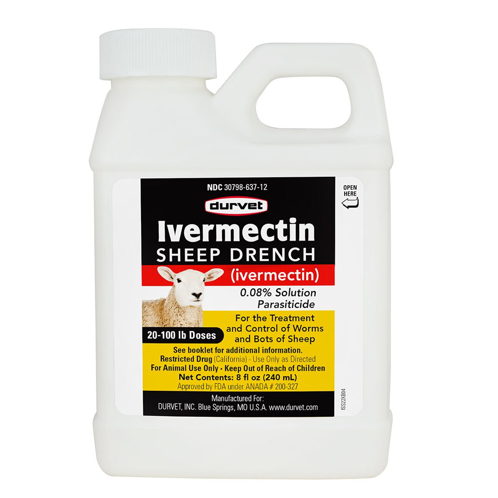 Ivermectin Sheep Drench 0.08 Solution, 240mL On Sale EntirelyPets Rx