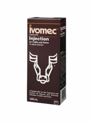Ivomec 1% Injection for Cattle & Swine (Ivermectin) 1000 mL - Injectable