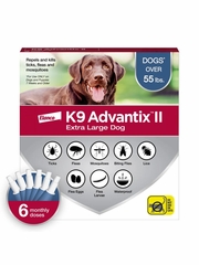 K9 Advantix II XL Dogs Over 55 lbs. | Vet-Recommended Flea, Tick & Mosquito Treatment & Prevention | 6-Mo Supply