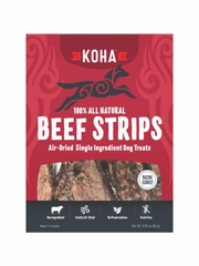 KOHA DOG BEEF STRIPS TREAT 3.25OZ