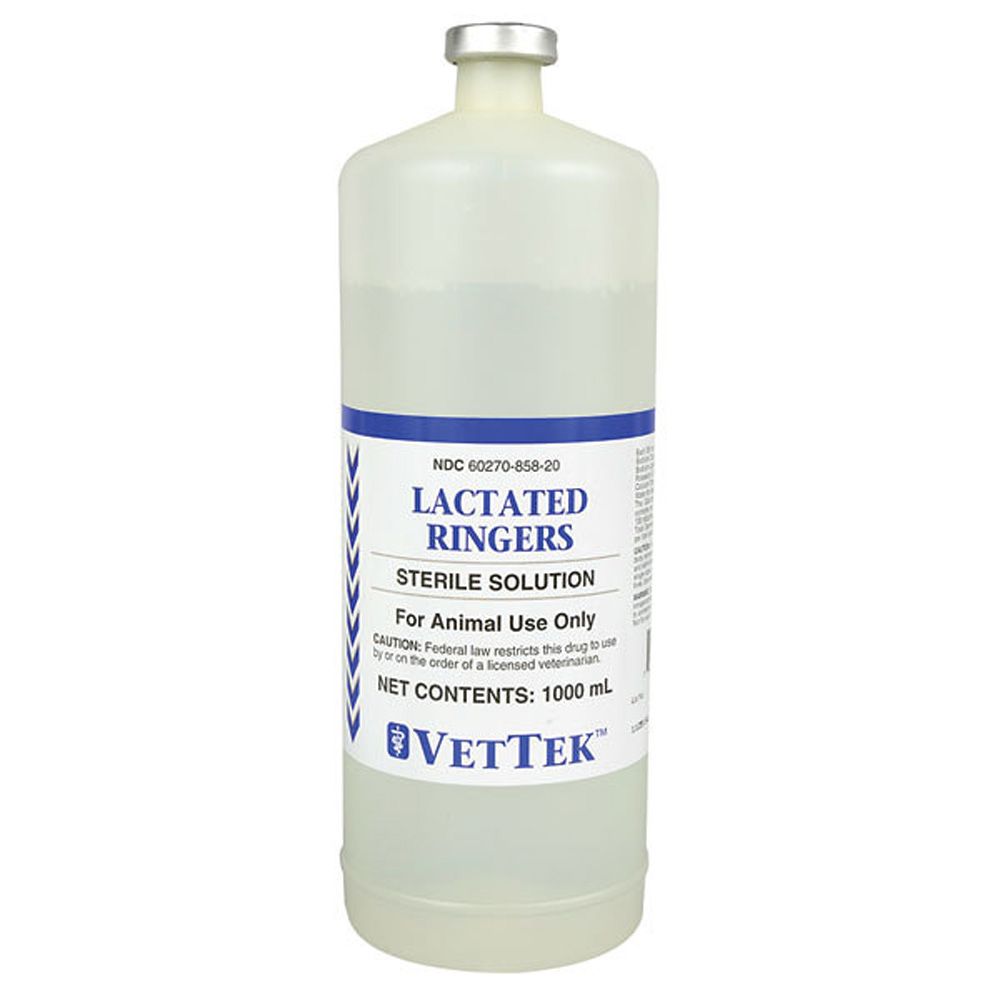 Lactated Ringer Solution 1000 ml bottle On Sale EntirelyPets Rx