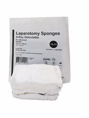 Laparotomy Sponge X-Ray Detectable - Sterile (12"x12")