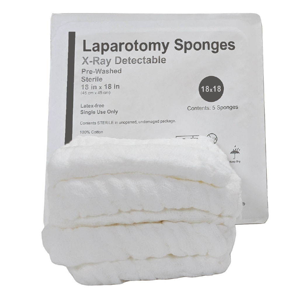 Laparotomy Sponge XRay Detectable Sterile (18"x18") On Sale