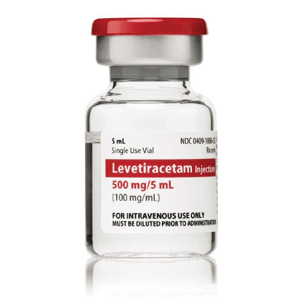 Levetiracetam Injection 500mg/5mL (100mg/mL), 5mL On Sale