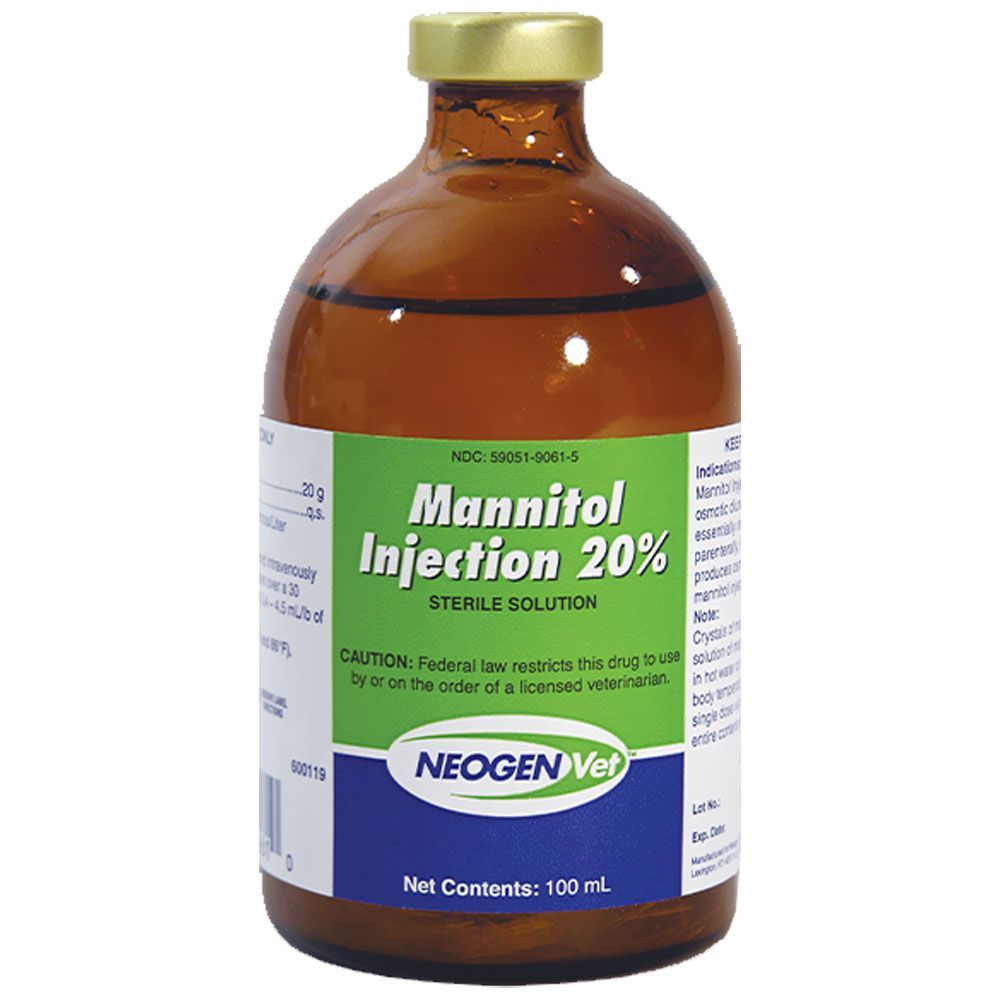 Mannitol 20% Injection (100 ml) On Sale EntirelyPets Rx