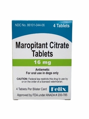 Maropitant Citrate Tablets (Generic Cerenia) 16mg, 4 count - tablet