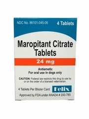 Maropitant Citrate Tablets (Generic Cerenia) 24mg, 4 count - tablets
