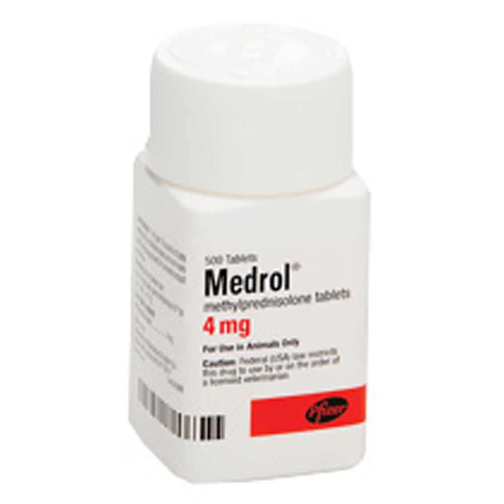 Medrol (methylprednisolone) 4mg (500 tabs) On Sale EntirelyPets Rx